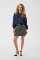 Culture Ilsa Shirt - Dark Blue Wash