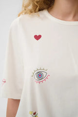 Culture Pando Gith T-shirt - Spring Gardenia