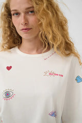 Culture Pando Gith T-shirt - Spring Gardenia