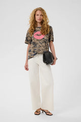 Culture Petra Gith T-shirt - Green Camouflag
