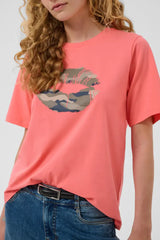 Culture Petra Gith T-shirt - Sugar Coral