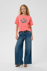 Culture Petra Gith T-shirt - Sugar Coral