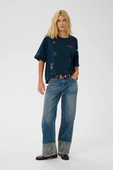 Culture Pando Gith T-shirt - Dress Blues
