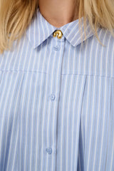 Culture Manga Shirt - Blue/White Stripe