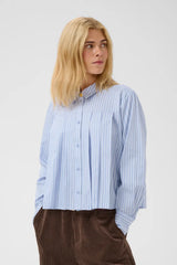 Culture Manga Shirt - Blue/White Stripe