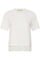 Culture Zetta Vena T-shirt - Spring Gardenia