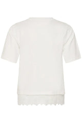 Culture Zetta Vena T-shirt - Spring Gardenia