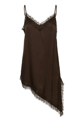 Culture Dotty Berna Strap Top - Cofee Bean