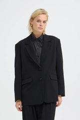 Pulz Leonora Oversize Blazer - Black
