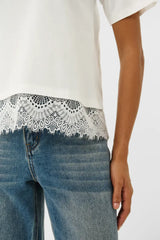Culture Zetta Vena T-shirt - Spring Gardenia
