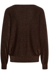 Culture Fay Batwing Jumper - Coffee Bean
