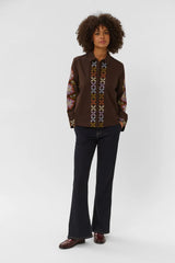 Culture Breezy Shirt - Coffee Bean/viol