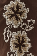 Culture Breezy Shirt - Coffee Bean/Whi