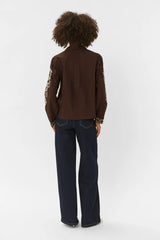 Culture Breezy Shirt - Coffee Bean/Whi