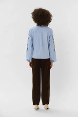 Culture Breezy Shirt - Forever Blue/Whi