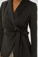 Culture Erin Wrap Blazer - Black