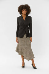 Culture Erin Wrap Blazer - Black