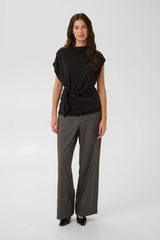 Culture Philla SS Blouse - Black