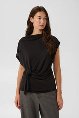 Culture Philla SS Blouse - Black