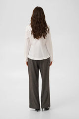 Culture Margi Antoinett Frill Shirt - Gardenia