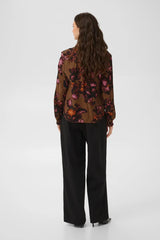 Culture Violeeta Greece Blouse - Brown/Pink