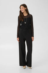 Culture Laya Mesh Blouse - Black