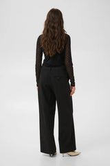 Culture Laya Mesh Blouse - Black