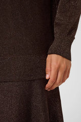 Culture Fay Batwing Jumper - Coffee Bean