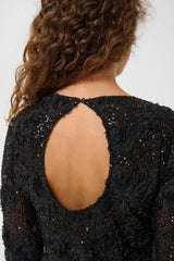 Culture Susan LS Blouse - Black