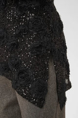 Culture Susan LS Blouse - Black