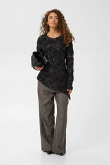 Culture Susan LS Blouse - Black