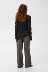 Culture Susan LS Blouse - Black