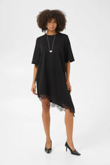 Culture Karla Chabrina T-shirt Dress - Black