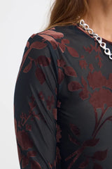 Pulz Felina LS T-Shirt - Black Beauty