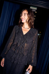 Pulz Fiona Blouse - Black Beauty