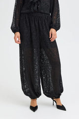 Pulz Fiona Pant - Black Beauty