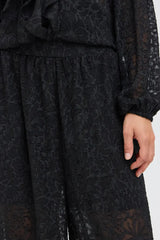 Pulz Fiona Pant - Black Beauty