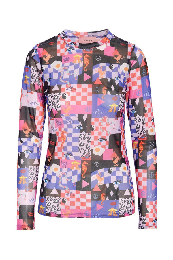 Hunkøn Madison Mesh Blouse - Multiverse Art Print