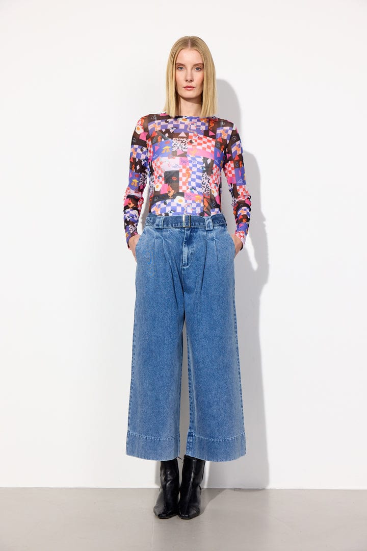Hunkøn Madison Mesh Blouse - Multiverse Art Print