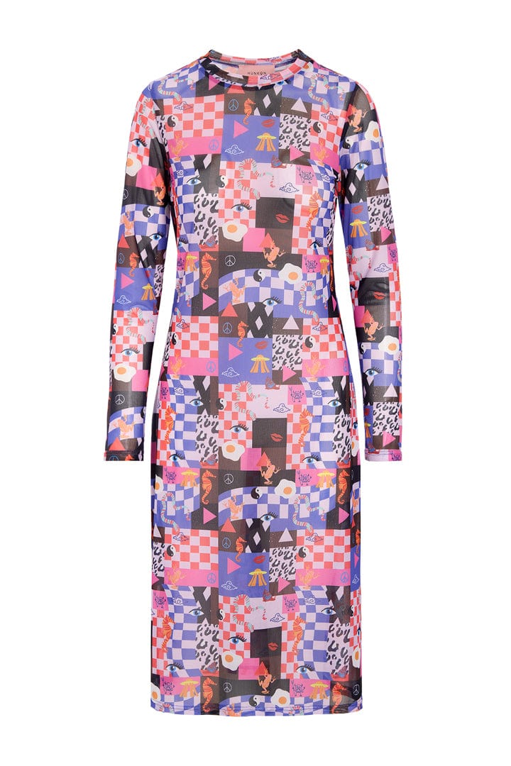 Hunkøn Madison Mesh Dress - Multiverse Art Print