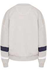 Ball Fossati High Collar Sweat - Medium Grey Mel