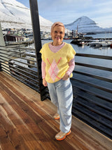 Not Sisters Viola Knit Vest - Yellow