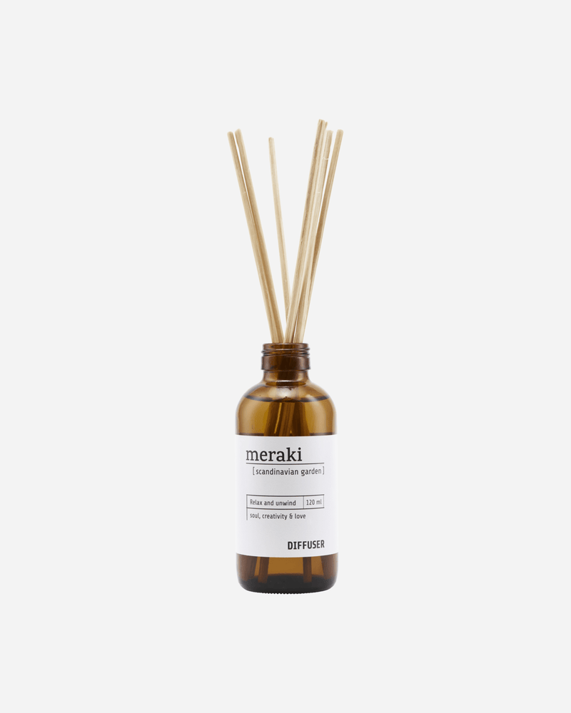 Meraki Diffuser w. 7 sticks - Scandinavian Garden