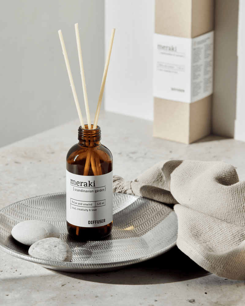 Meraki Diffuser w. 7 sticks - Scandinavian Garden