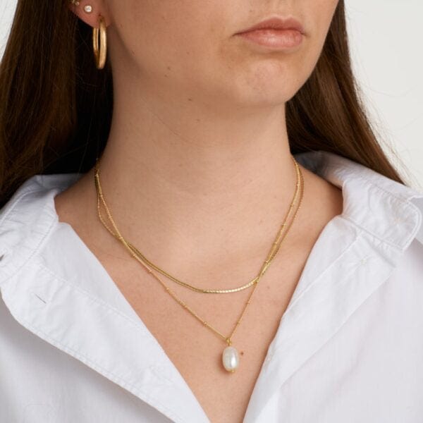 Pure By Nat Snake Chain - Gold