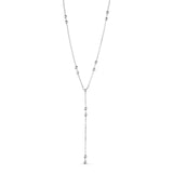 Pure By Nat Camille Y-Necklace - Silver
