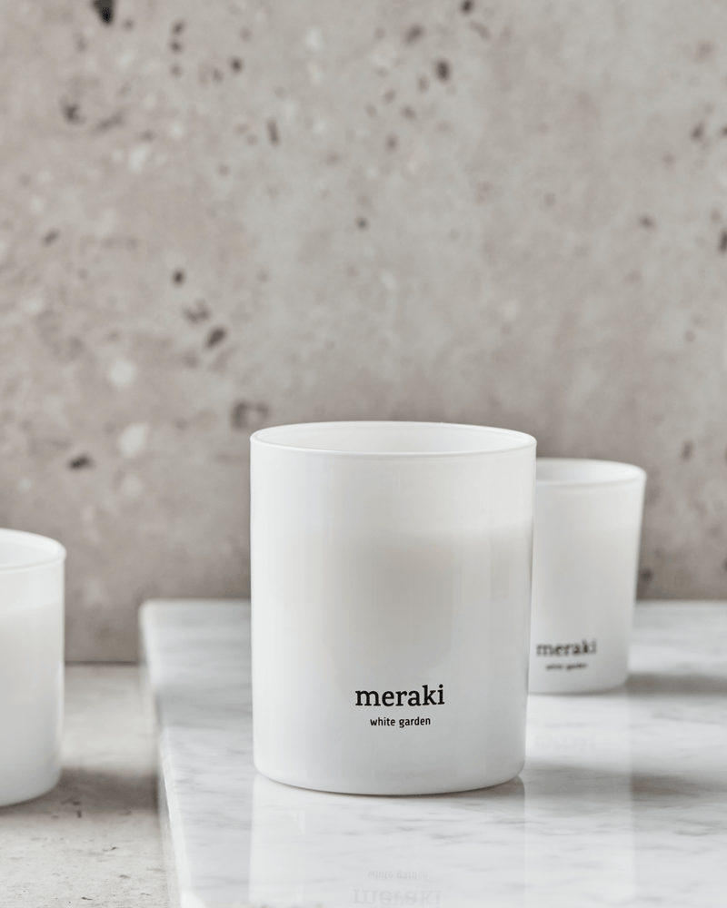 Meraki Scented candle - White garden