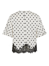 Vila Dota 2/4 Lace Top - White