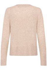 Culture taia Arrow Cardigan - Beige Melange