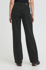 Pulz Jeans Vega uhw Jeans Wide Leg - Black Denim